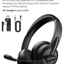 Wireless Headset With Mic / Noise Cancelling 
