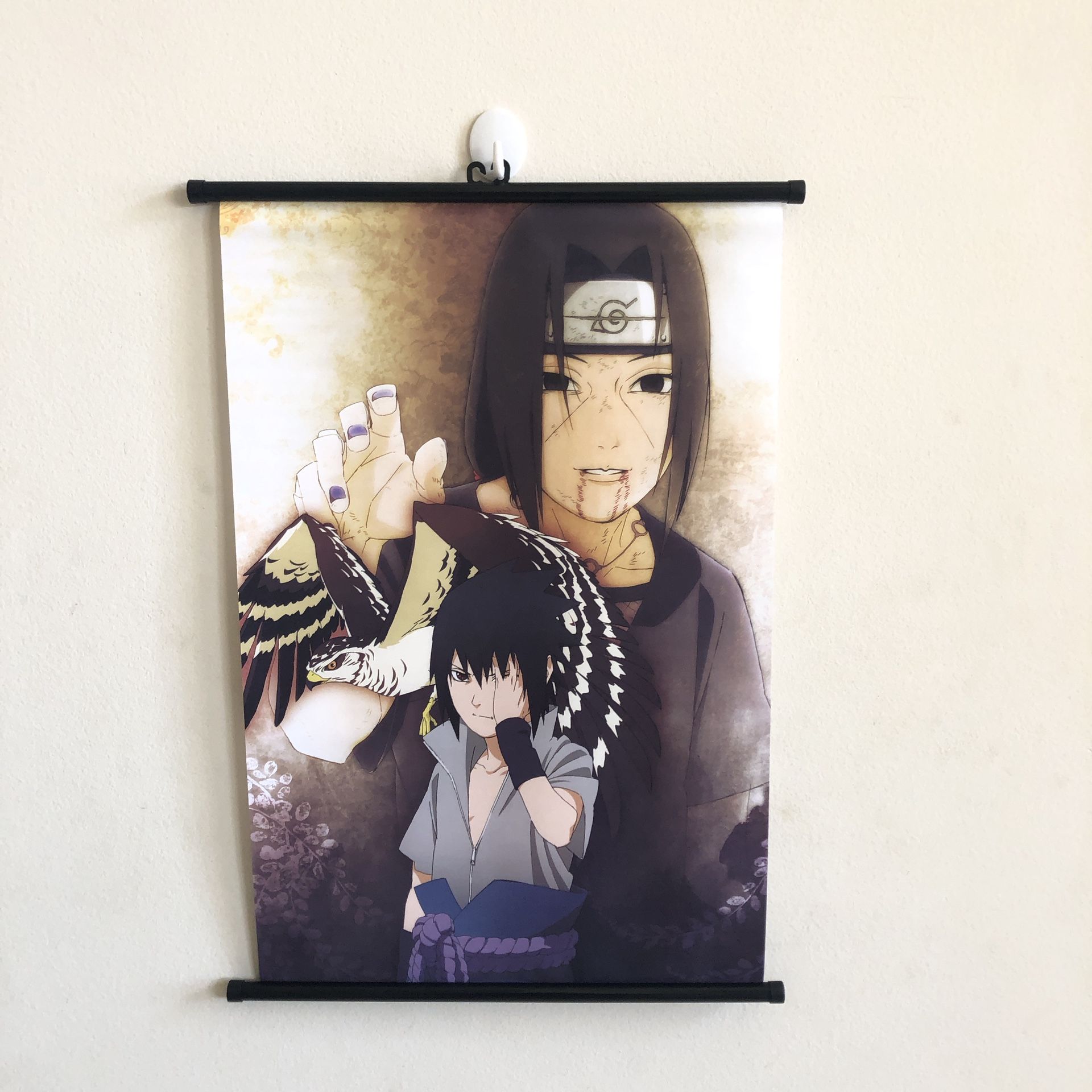 Naruto Shippuden Itachi Uchiha Death Scene Wall Scroll / Poster
