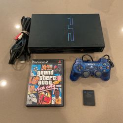 PlayStation 2 ps2 console with gta