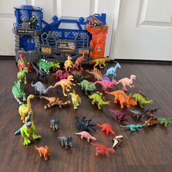 Toys-dinosaurs and play set