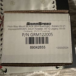 Grimmspeed Pitch Stop Mount WRX/STI