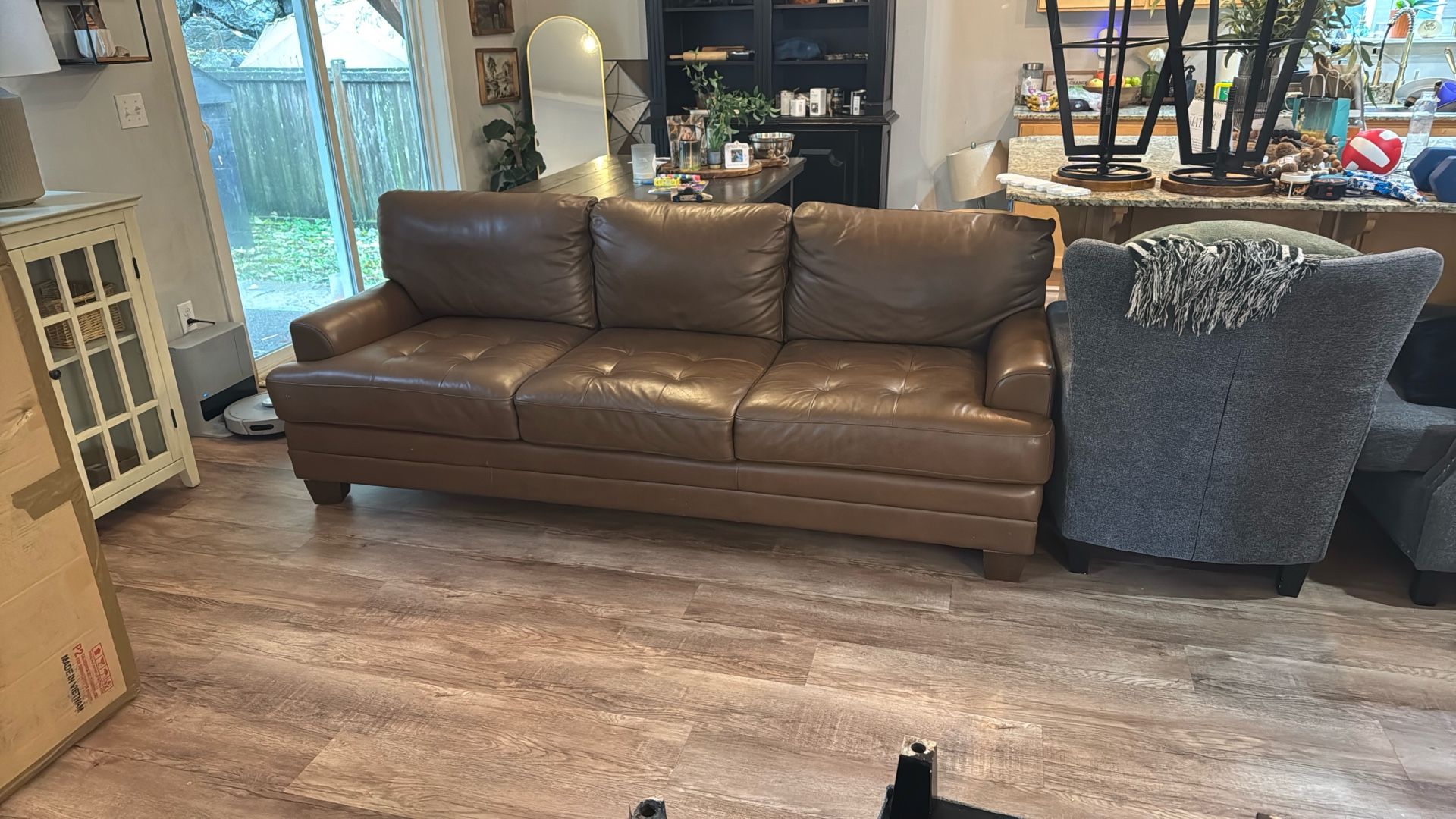 Thomasville leather Couch
