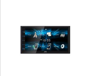 JVC KW-M150BT Bluetooth Car Stereo Receiver with USB Port – 6.75" Touchscreen Display - AM/FM Radio - MP3 Player Double DIN – 13-Band EQ (Black)