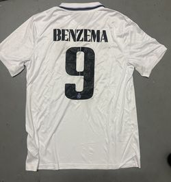 Real Madrid Benzema Jersey Size Large