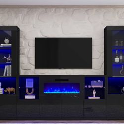 Black Lacquer Entertainment Center