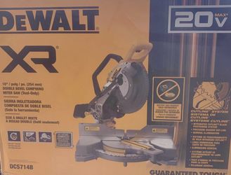 DEWALT 20-Volt MAX XR Cordless 10 in. Dual Bevel Fixed Miter Saw (Tool Only)
