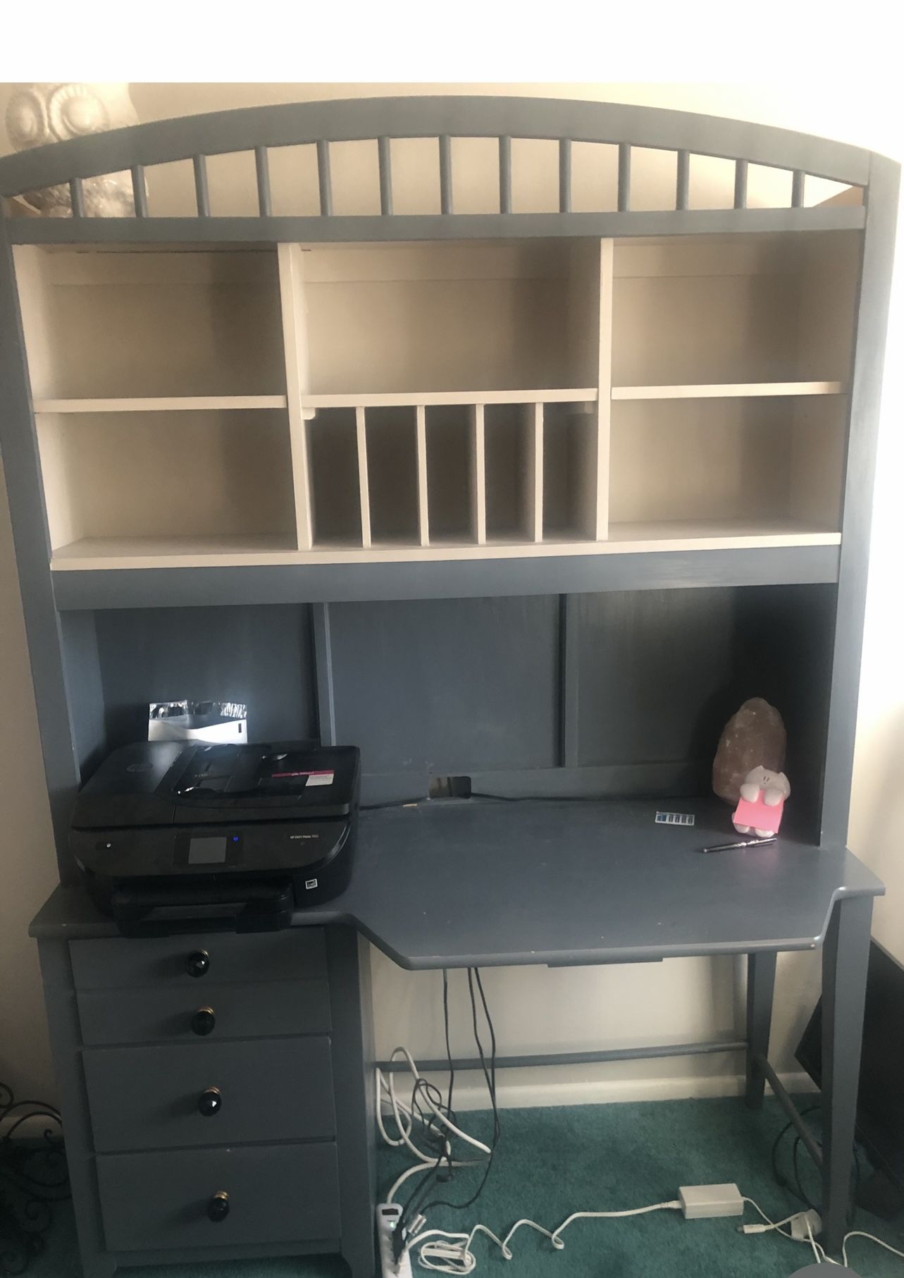 solid wood desk/computer table-Make Offer
