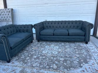 Noble House 2 Pc Couch - Tufted- FREE Delivery- READ Description