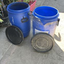 16 Gallon Industrial Blue Drum/ Barrel 