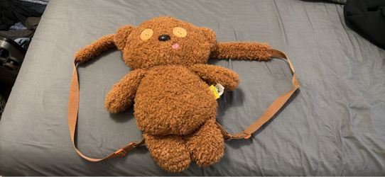 Plush Teddy Bear Crossbody Bag