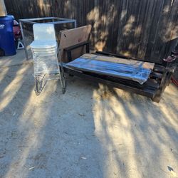 Free stuff : 55in Plazma TV, Glass Table and Futon