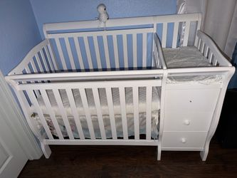 Crib and changer