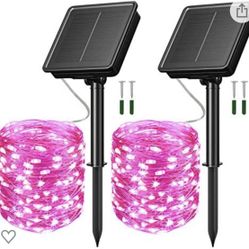 Solar Light 2 Pack 72ft, 200 Led New In Box