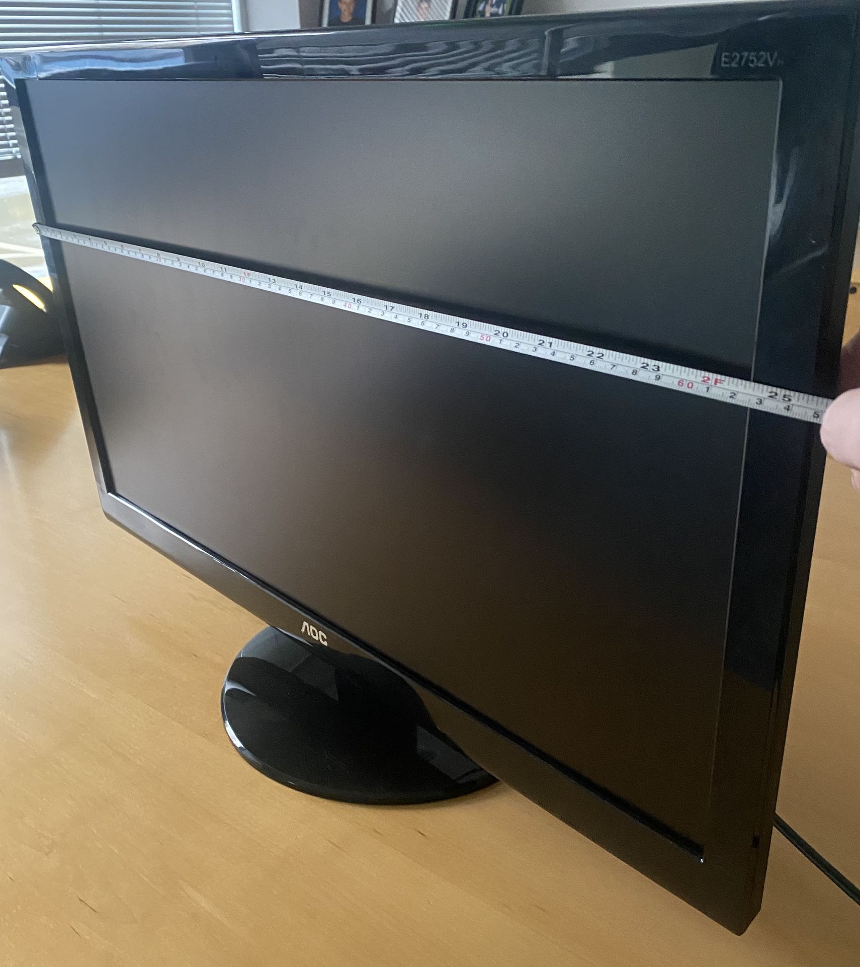 LED AOC Monitor 27” Diagonal, 24” Across