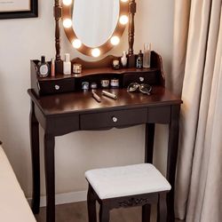 Makeup Vanity And Stool Brand New