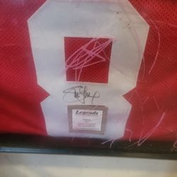 Steve Young Sign Jersey 
