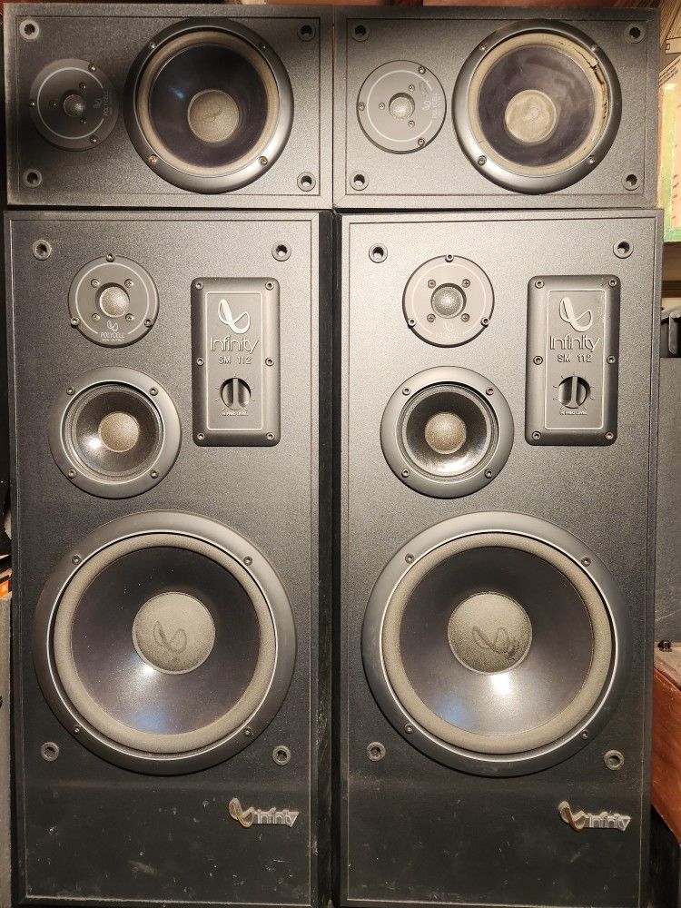 Infinity SM112 speakers

