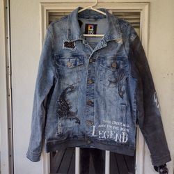 Demolition brand jean jacket Mens size Medium 