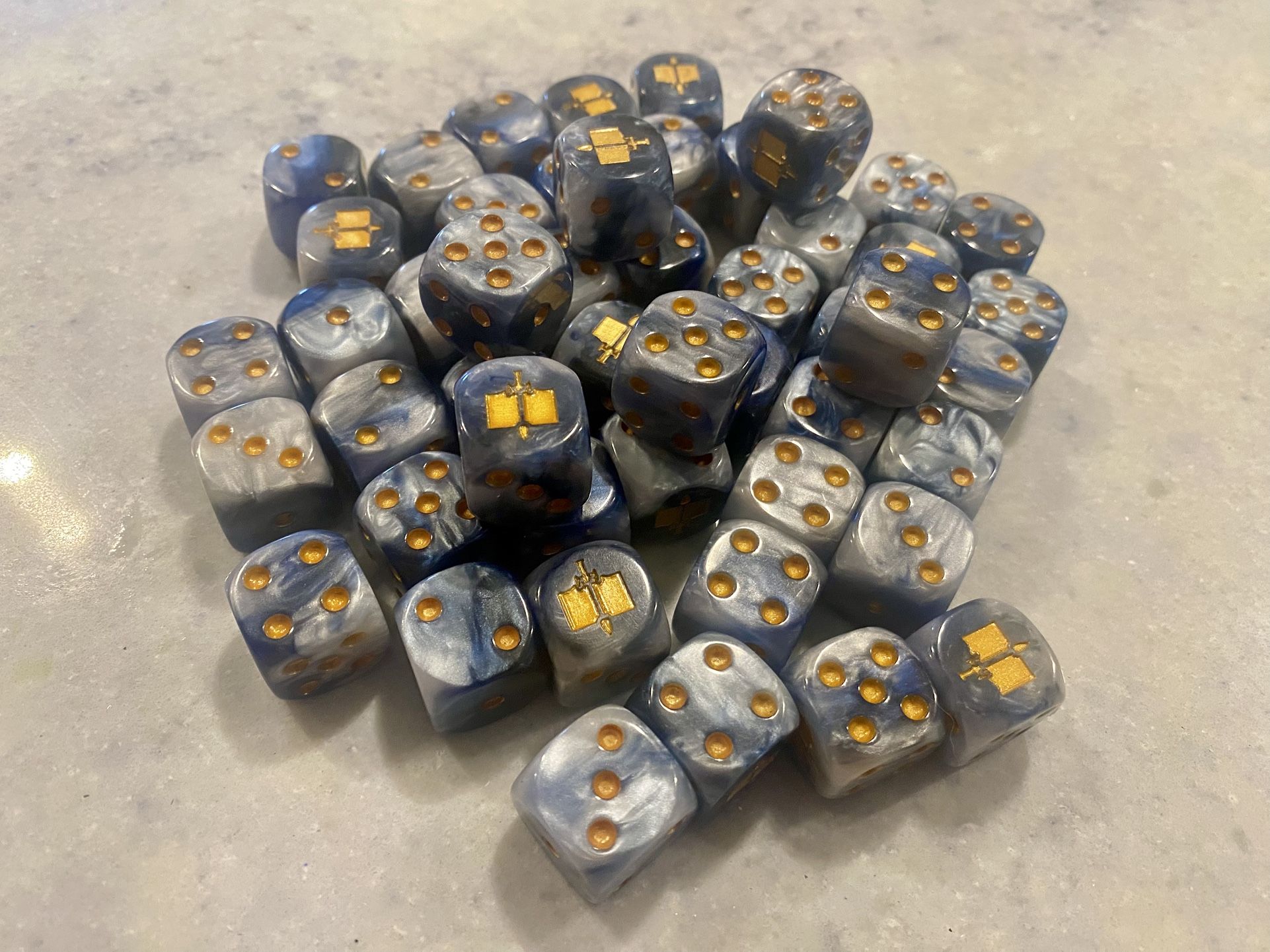 Warhammer 50x Grey Knights Dice