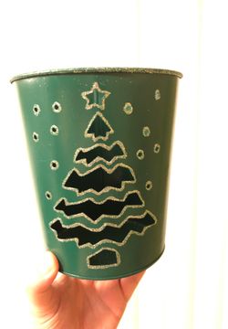 Christmas decoration candle holder