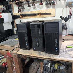 3 HP Desktop PC's Never Used