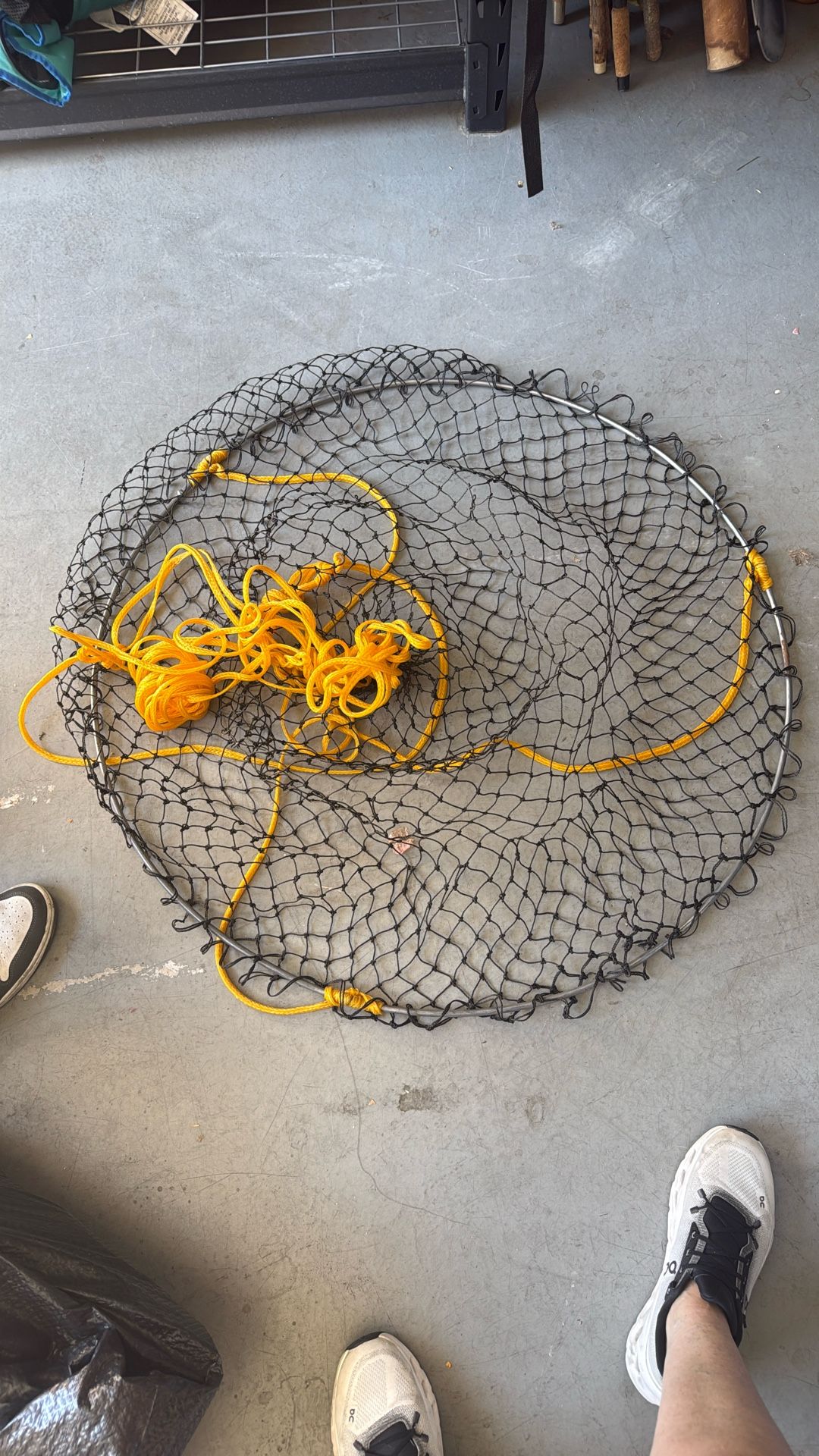 36 Inch Pier Net With 50 Foot Rope