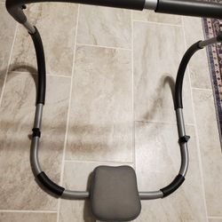 Ab Cruncher, Abdominal Trainer Sit up Assistant Roller with Padded Headrest