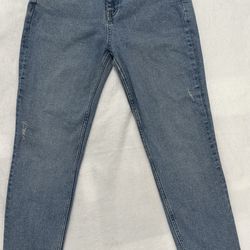 Zara Women’s (6) Skinny Jeans In Light-Blue Wash