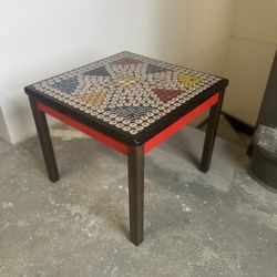 Bottlecap Epoxy Coffee Table 