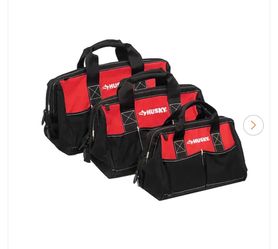 18 in., 15 in. and 12 in. Tool Bag Combo