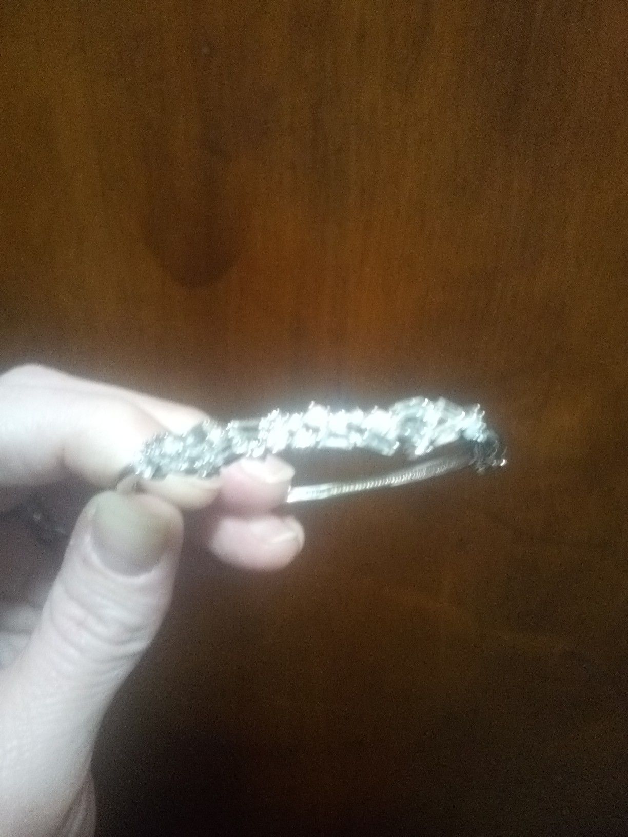 Real silver bracelet