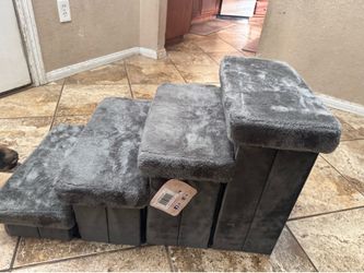 🐶🐈‍⬛🐾 BRAND NEW 4 Step Pet stairs with storage 🐈‍⬛🐾🐶