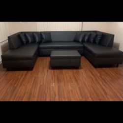 U Sectional Furniture Pillows Included. Brand New