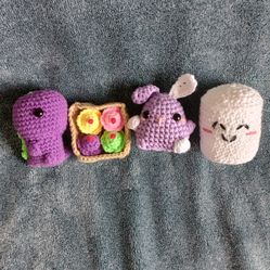 Handmade Crochet Toys - About 3in High - Baby Shower Gift