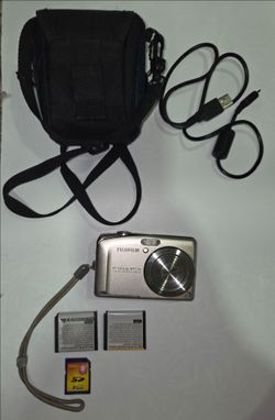 Fujifilm Digital Camera FinePix F50fd  Silver 12.0MP Batter - Case - 2GB SD Card
