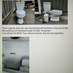 Macerating toilet For Sale 