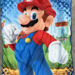 Super Mario Nintendo Kids Children's Sleeping Bag 46" x 26"