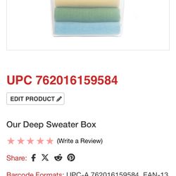 (28) White Plastic Deep Sweater  Boxes From The Container Store