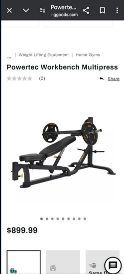 Powertech Incline/Decline Bench Press