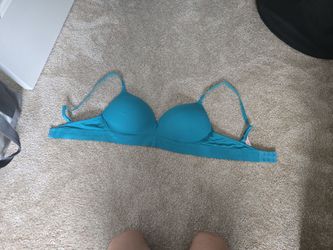 Victoria's Secret PINK Teal Push-Up Bra