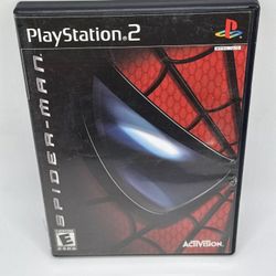 Spider-Man PS2 PlayStation 2 - CIB - COMPLETE WITH MANUAL BLACK LABEL
