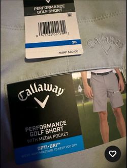 Callaway Performance Golf Short Size 38