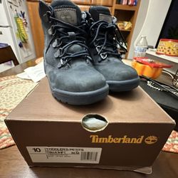 Timberland Field Boots 10C Navy Blue