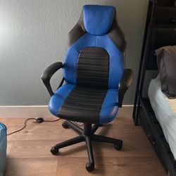Blue Black Office And Gaming Chair