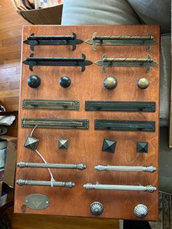 FUSION knobs and pull hardware - 2 sample boards