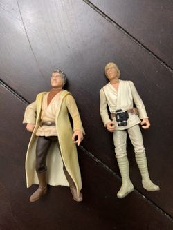 Luke Skywalker & Uncle Ben 4 inch action figure