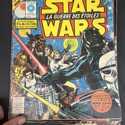 Vintage Comic Covers / Art Pages – Star Wars Marvel French