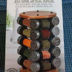 New Unopened Sealed Full Spice Jars With Sweffel Tray Great Gift For Someone Original Price $76 Asking Price $30 Pick Up At Country Club And Grant 
