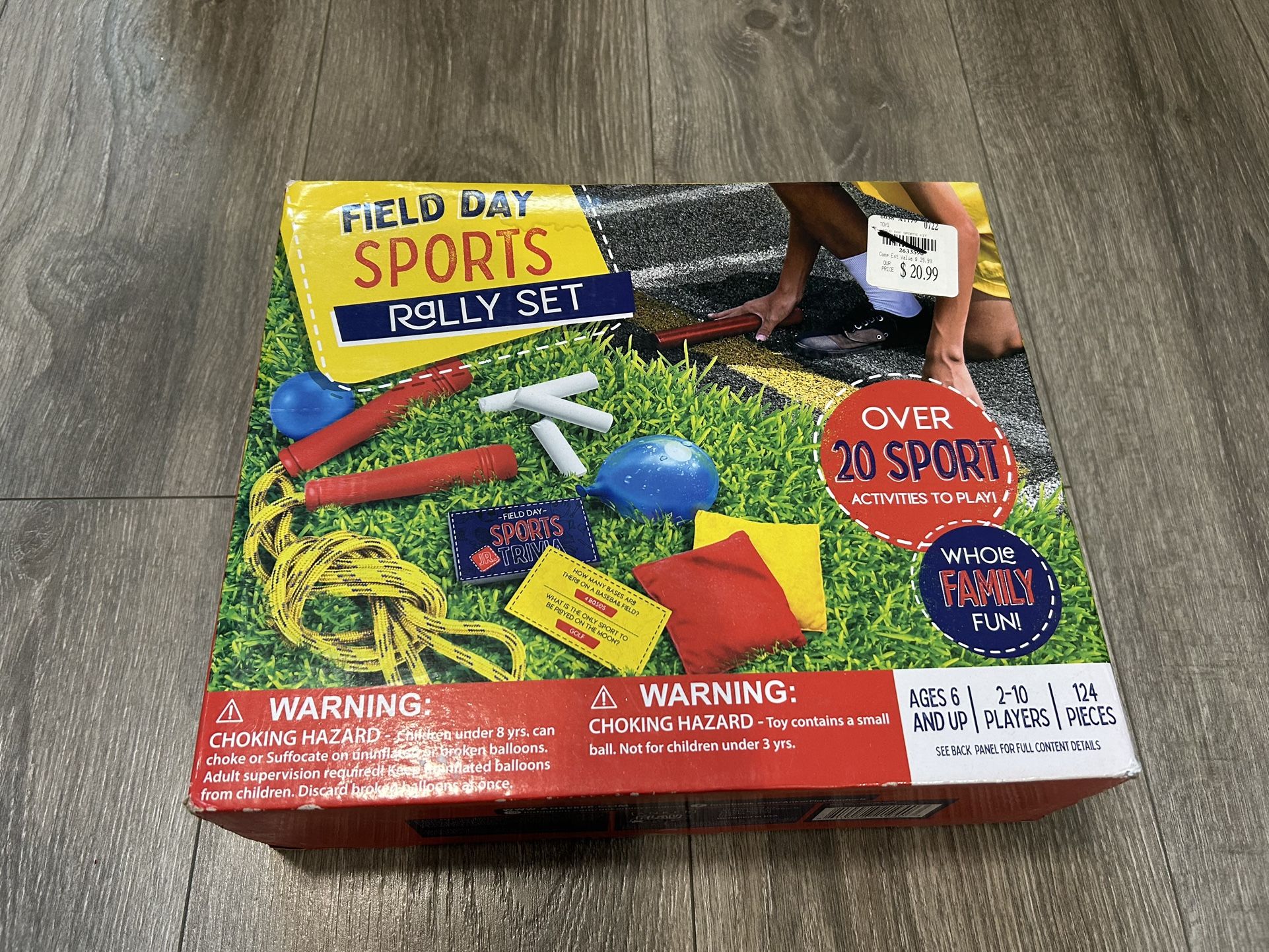 New Field Day Rally Set Sports Kit, Standard, over 20 Family Sport Activities
