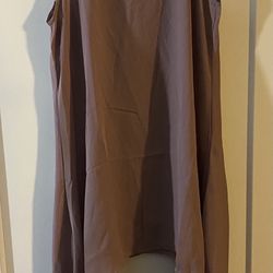 Adorable Tawny/Cider Sleeveless Handkerchief Dress Size S NWOT